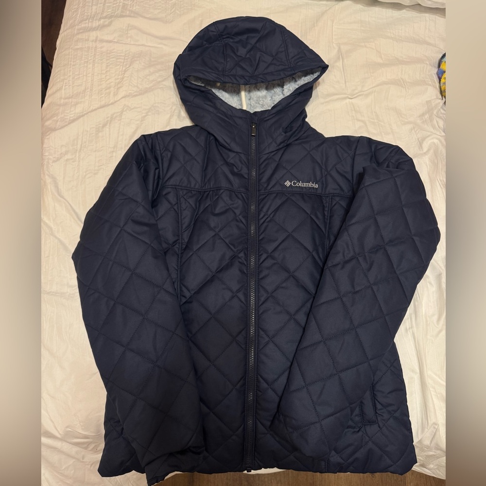 Columbia Navy Quilted Jacket